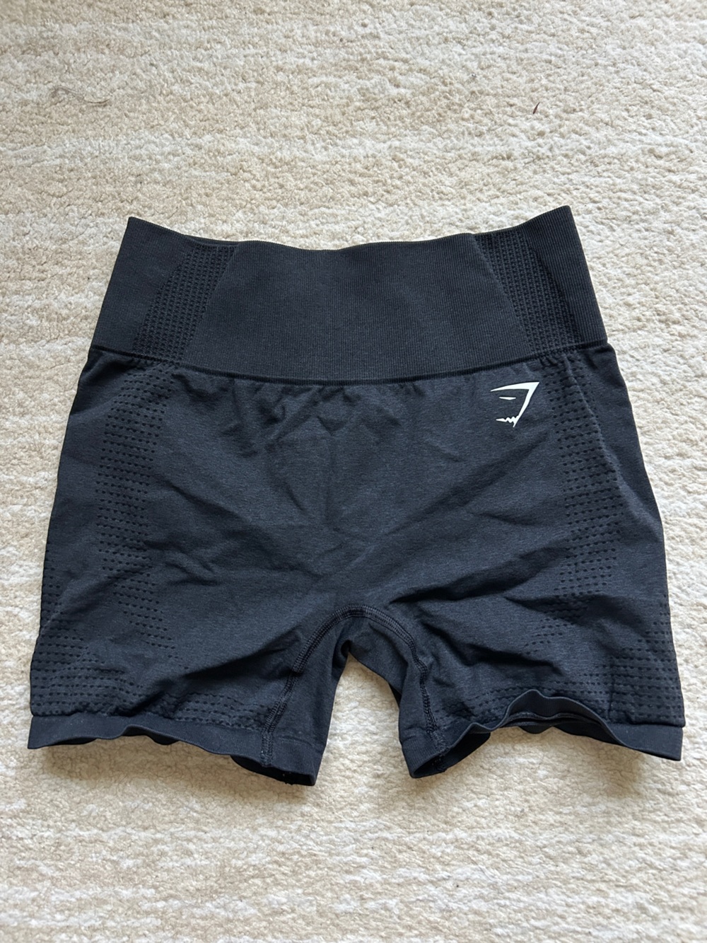 Black Gymshark Vital Seamless 2.0 Shorts